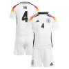 Maglia ufficiale Germania Tah 4 Casa Euro 2024 per Bambino